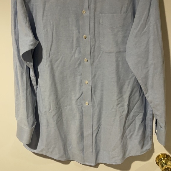 Croft & Barrow Wrinkle Resistant Men’s Button Up Long Sleeves Shirt Size 17 - Picture 3 of 9